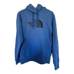The North Face Blue Logo Hoodie Sweatshirt Size Men’s Medium